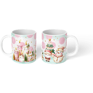 Canecas de Natal Fofinhas em Tons Pastel!