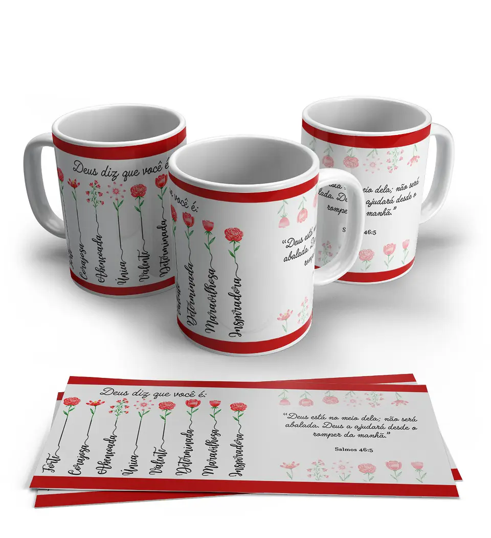 Caneca Fé & Inspiração: A Sua Dose Diária de Esperança! 3