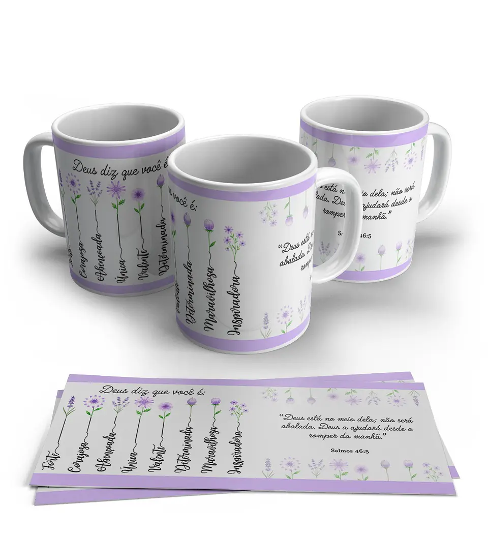 Caneca Fé & Inspiração: A Sua Dose Diária de Esperança! 4