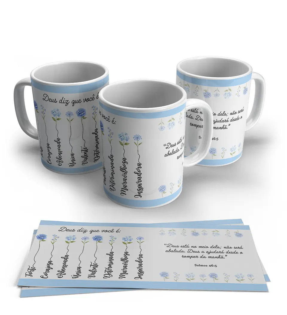 Caneca Fé & Inspiração: A Sua Dose Diária de Esperança! 5
