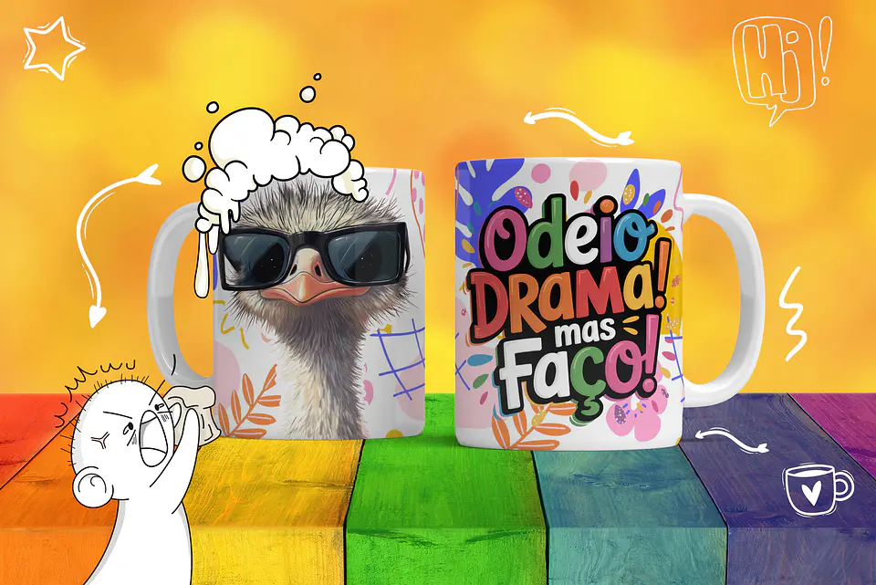 Canecas de Humor e Personalidade: A Coleção Mais Divertida da Web! 1
