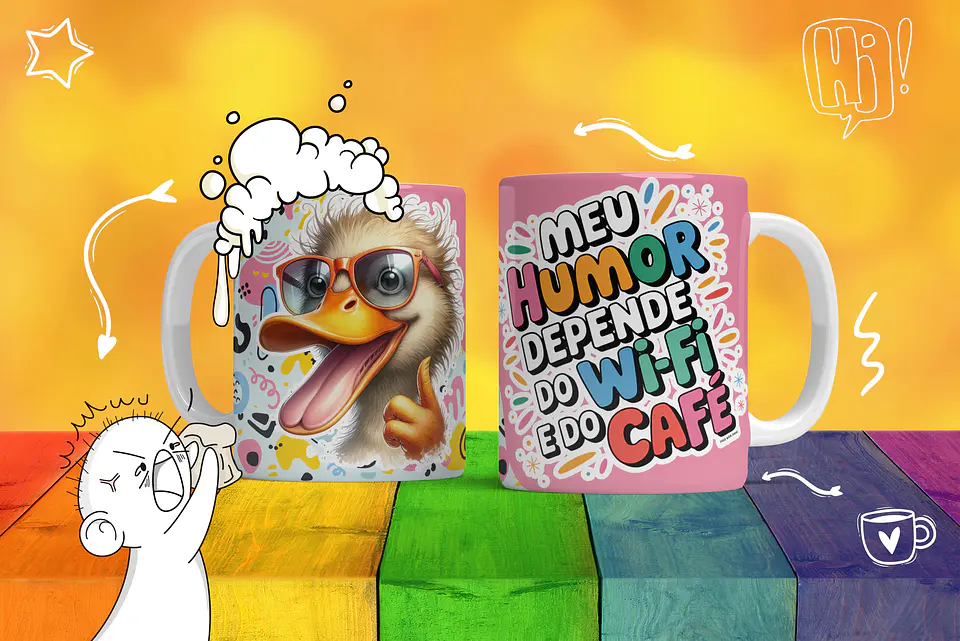 Canecas de Humor e Personalidade: A Coleção Mais Divertida da Web! 3