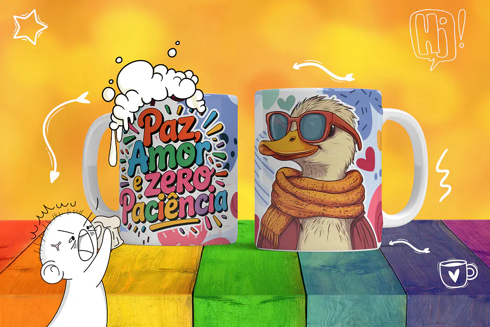 Canecas de Humor e Personalidade: A Coleção Mais Divertida da Web! 7