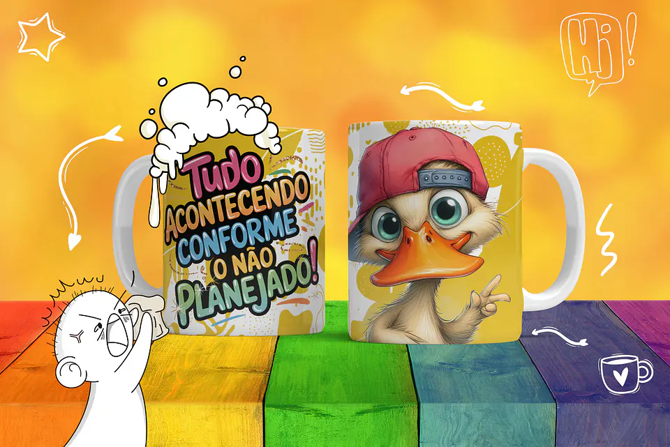 Canecas de Humor e Personalidade: A Coleção Mais Divertida da Web! 9