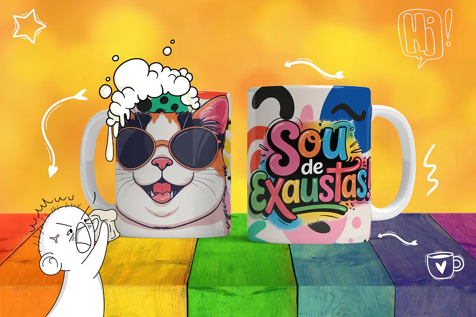 Canecas de Humor e Personalidade: A Coleção Mais Divertida da Web! 14