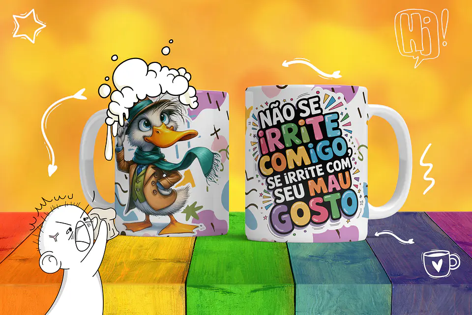 Canecas de Humor e Personalidade: A Coleção Mais Divertida da Web! 16