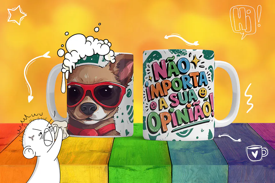 Canecas de Humor e Personalidade: A Coleção Mais Divertida da Web! 17