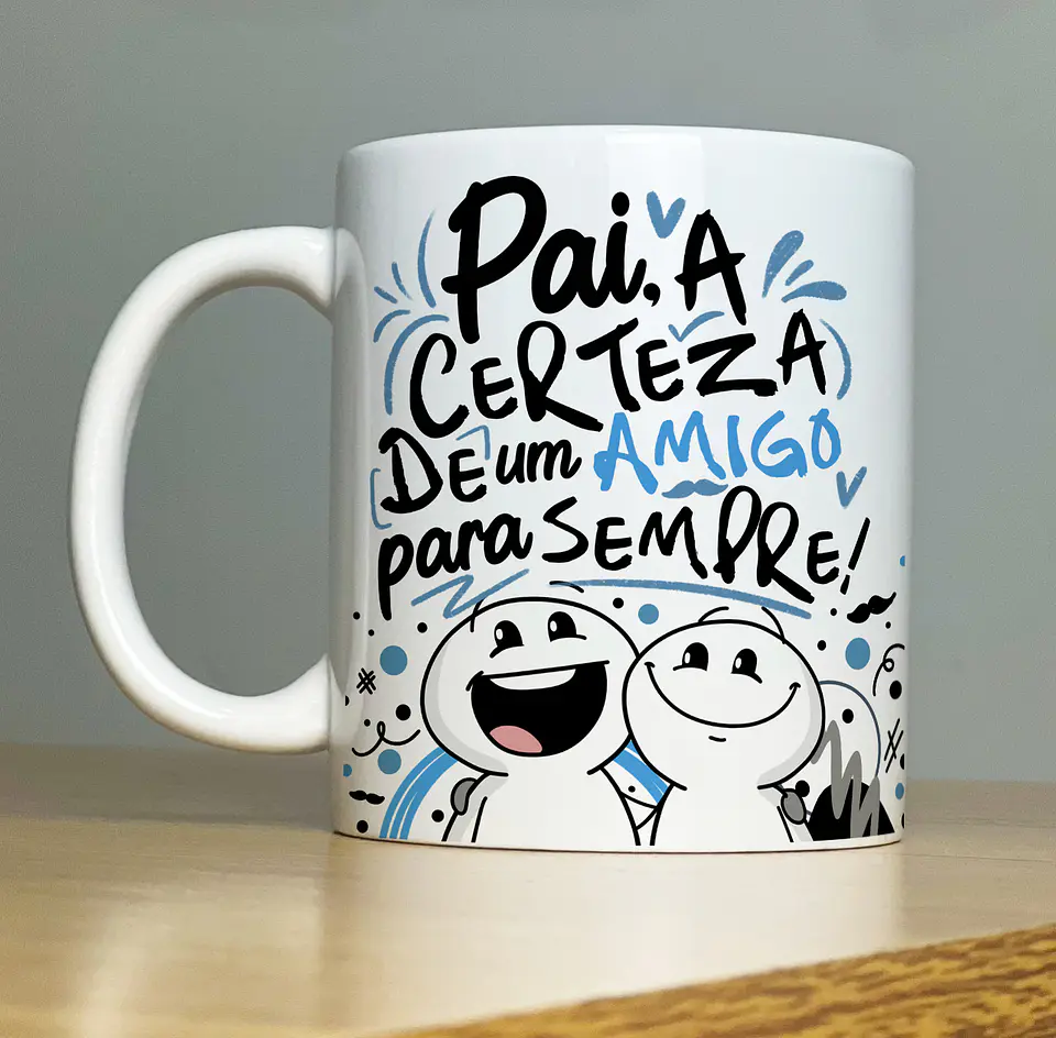 Canecas Flork & Lettering: O Presente Que o Seu Pai (e a Sua Rotina) Merecem! 6