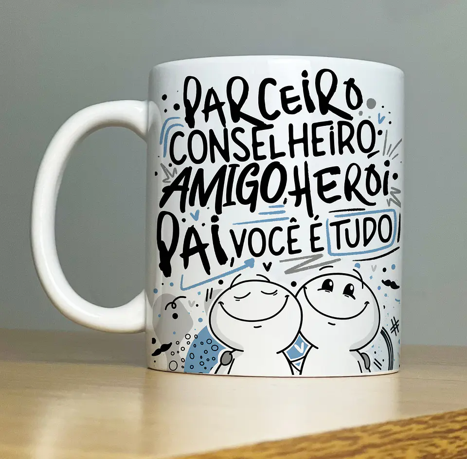 Canecas Flork & Lettering: O Presente Que o Seu Pai (e a Sua Rotina) Merecem! 11