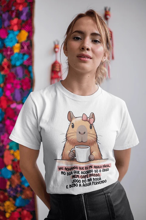T-Shirts de Capivara com Atitude: A Coleção Mais Sarcástica e Genuína de Portugal!