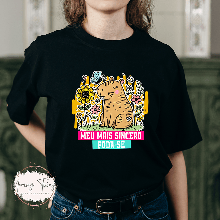Coleção T-Shirts de Capivara com Atitude: A Coleção Mais Sarcástica e Genuína de Portugal e da Europa! 9