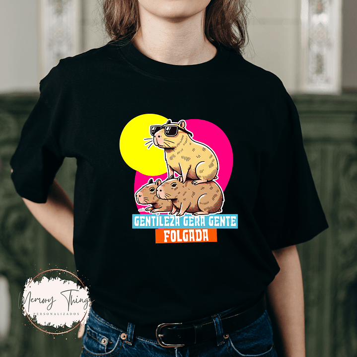 Coleção T-Shirts de Capivara com Atitude: A Coleção Mais Sarcástica e Genuína de Portugal e da Europa! 12
