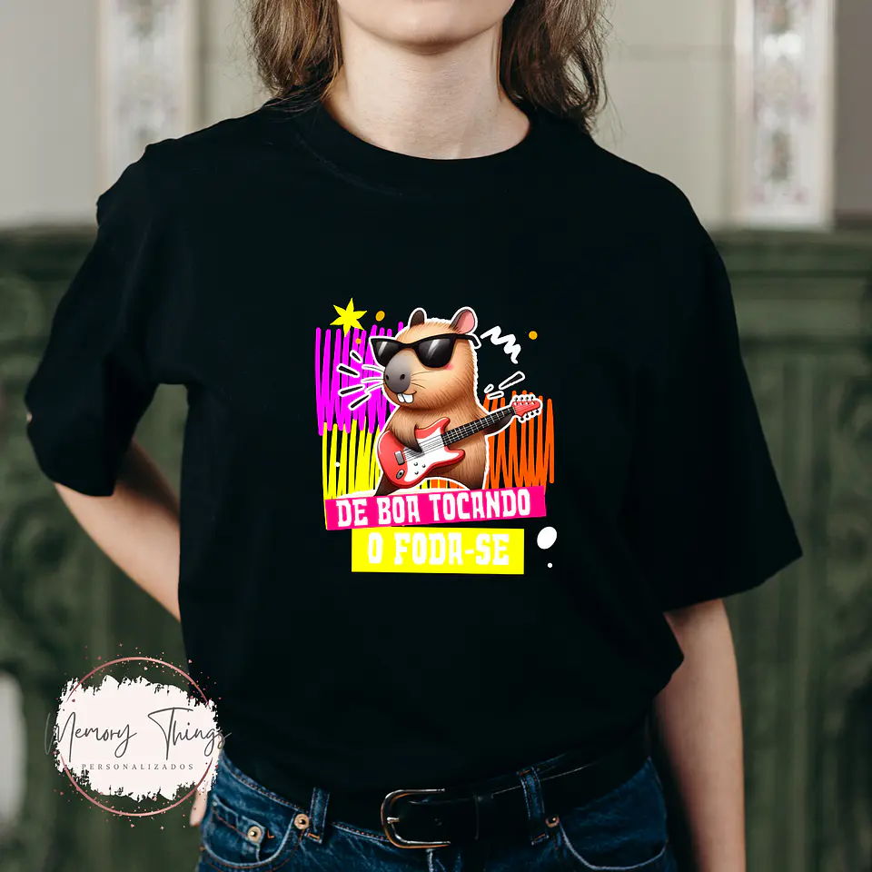 Coleção T-Shirts de Capivara com Atitude: A Coleção Mais Sarcástica e Genuína de Portugal e da Europa! 14