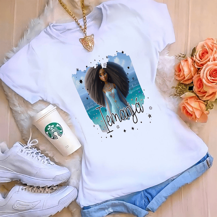 T-Shirts Iemanjá | Vista a Magia e a Proteção da Rainha do Mar | Envios Europa 1