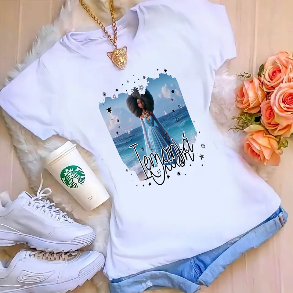 T-Shirts Iemanjá | Vista a Magia e a Proteção da Rainha do Mar | Envios Europa 2