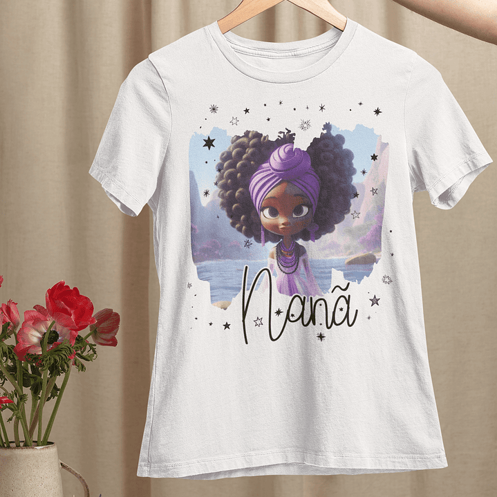 T-Shirts Nanã Buruquê | Vista a Sabedoria, o Silêncio e a Proteção Ancestral | Envios Europa 4
