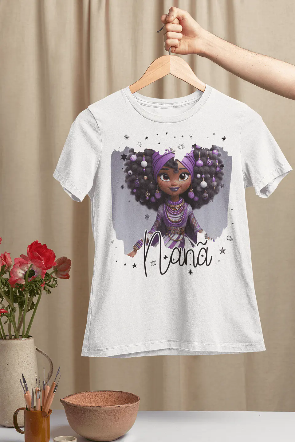 T-Shirts Nanã Buruquê | Vista a Sabedoria, o Silêncio e a Proteção Ancestral | Envios Europa 5