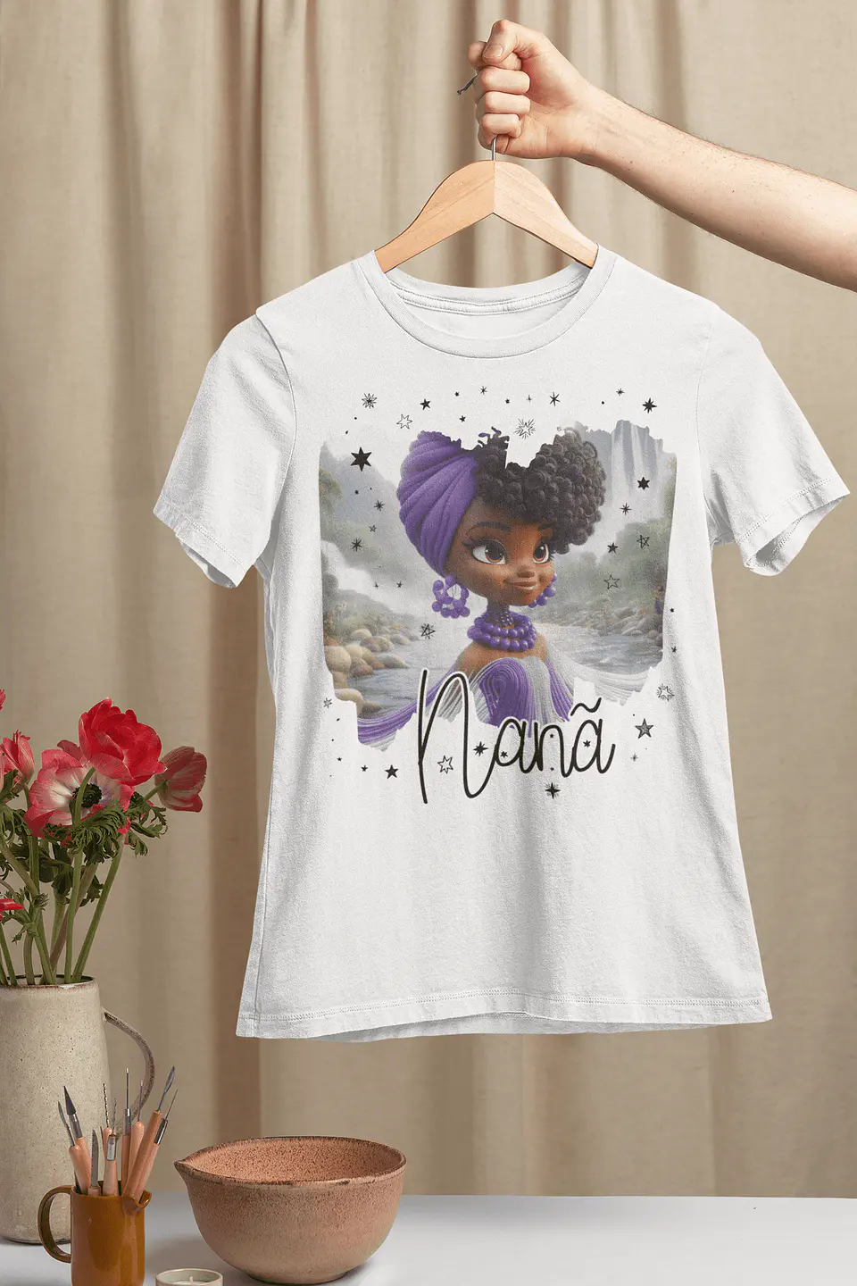 T-Shirts Nanã Buruquê | Vista a Sabedoria, o Silêncio e a Proteção Ancestral | Envios Europa 6