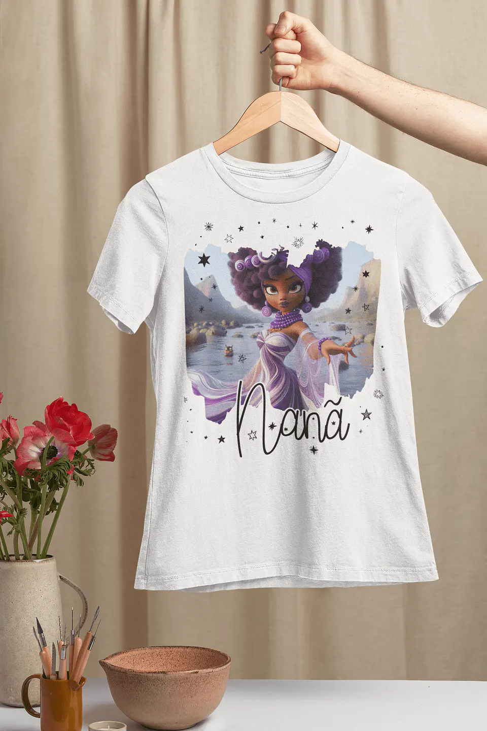 T-Shirts Nanã Buruquê | Vista a Sabedoria, o Silêncio e a Proteção Ancestral | Envios Europa 7