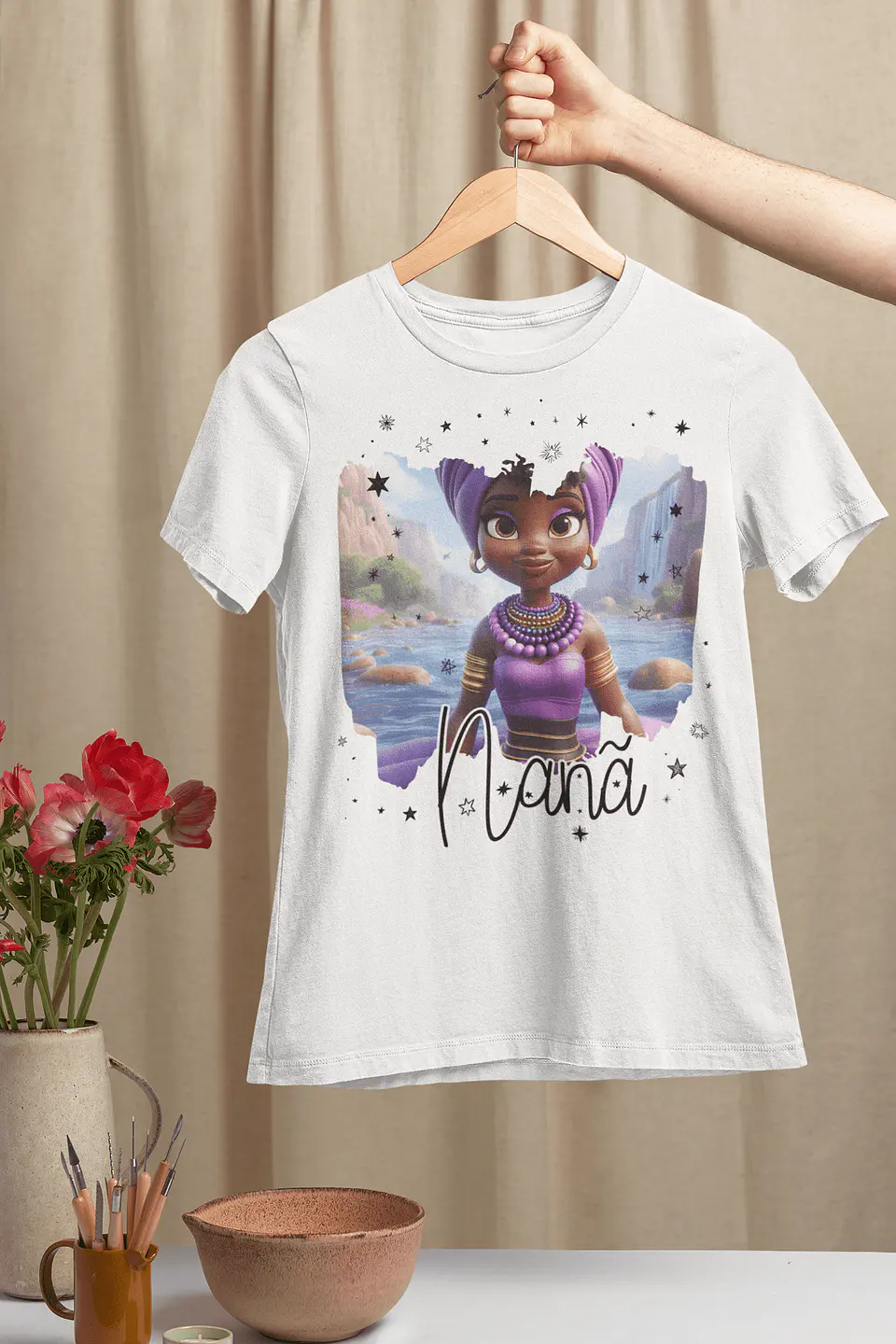 T-Shirts Nanã Buruquê | Vista a Sabedoria, o Silêncio e a Proteção Ancestral | Envios Europa 8