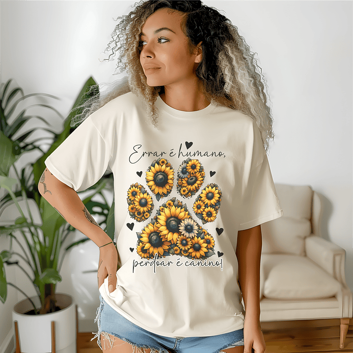 T-Shirts Girassóis & Motivação | Vista a Positividade e Siga a Luz | Envios Europa! 3