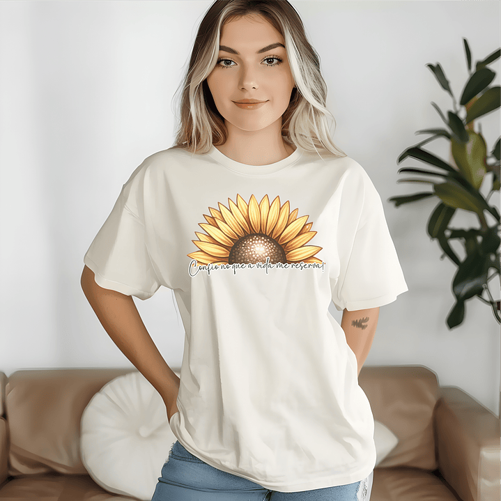 T-Shirts Girassóis & Motivação | Vista a Positividade e Siga a Luz | Envios Europa! 6