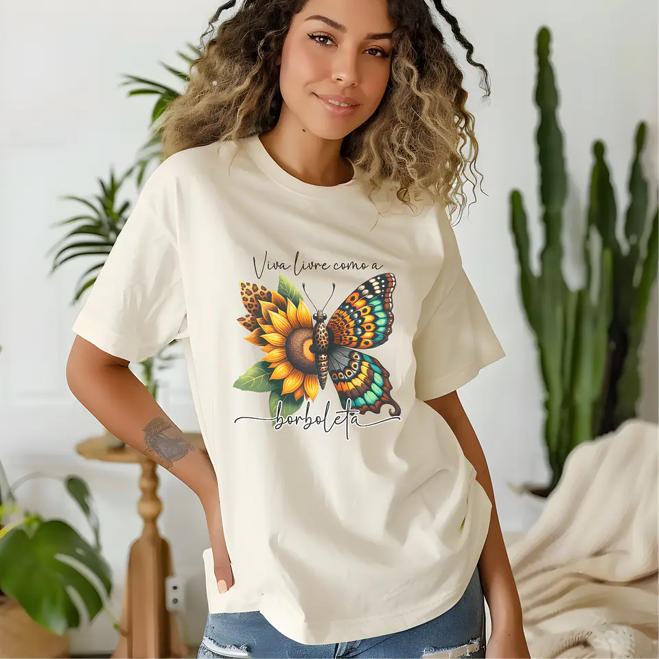 T-Shirts Girassóis & Motivação | Vista a Positividade e Siga a Luz | Envios Europa! 10