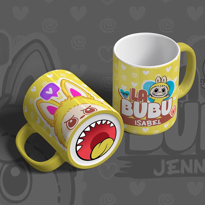Coleção Caneca Labubu com Bocão 1