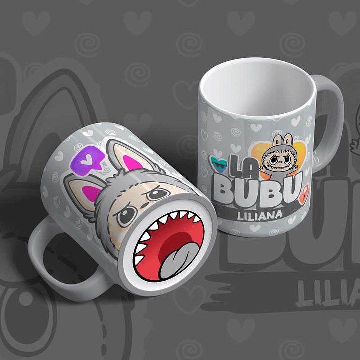 Coleção Caneca Labubu com Bocão 2