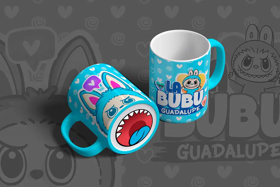 Coleção Caneca Labubu com Bocão 4