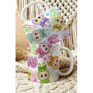 Caneca Labubu Colors