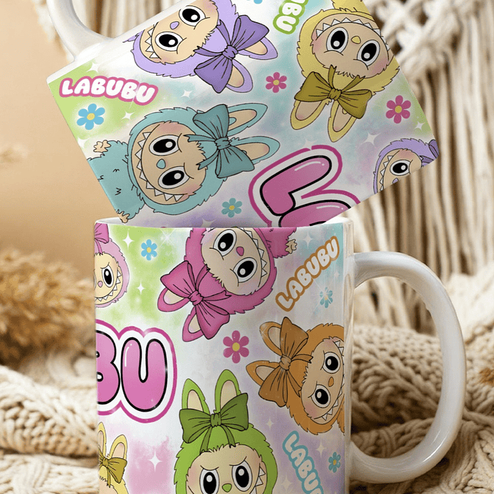 Caneca Labubu Colors 1