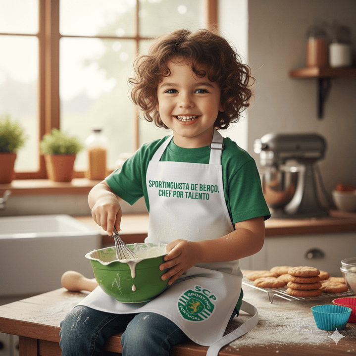 Avental Infantil do Sporting - Coleção 