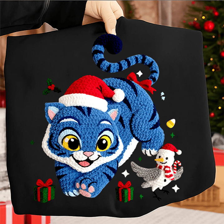 T-shirt K-Pop Demon Hunters: A Magia do Natal em Croché!  3