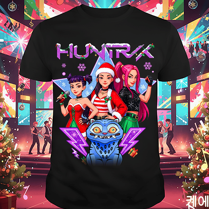 T-shirt K-Pop Demon Hunters: O Natal Mais Estiloso Chegou! 1