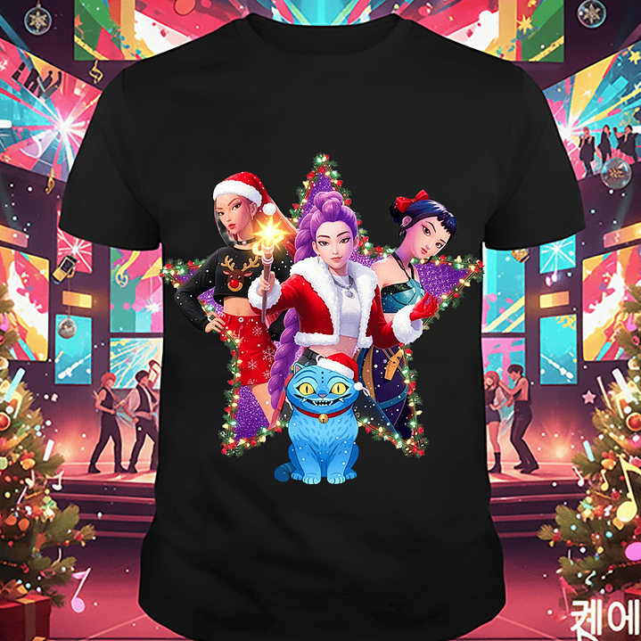 T-shirt K-Pop Demon Hunters: O Natal Mais Estiloso Chegou! 5