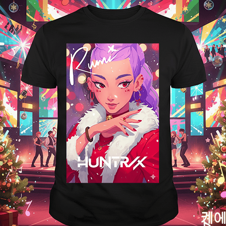 T-shirt K-Pop Demon Hunters: O Natal Mais Estiloso Chegou! 9