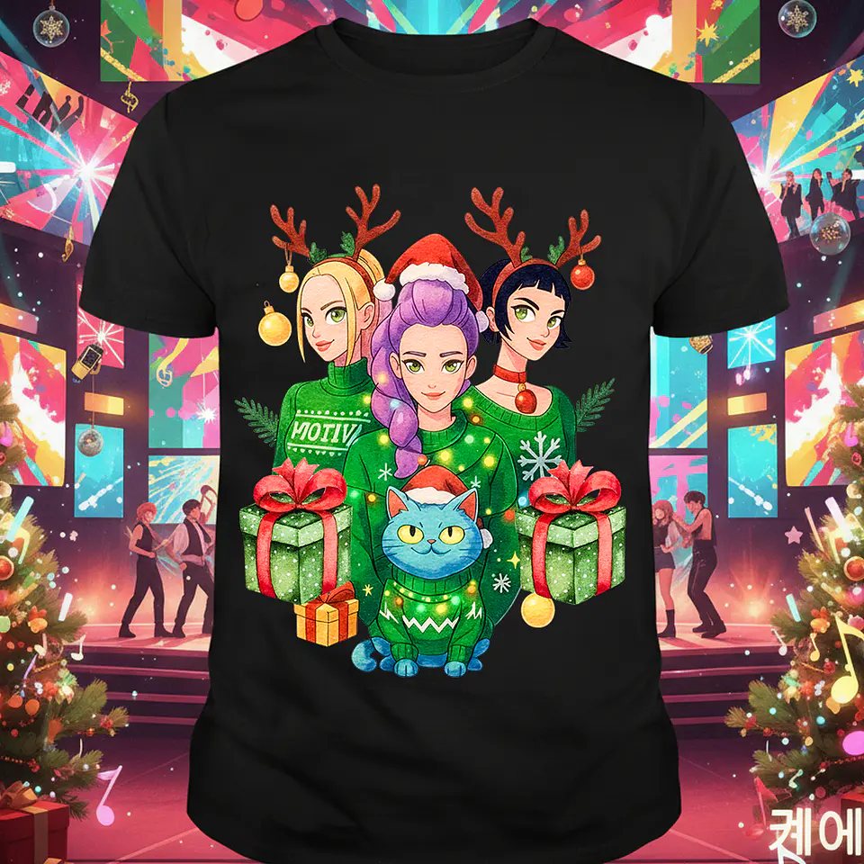 T-shirt K-Pop Demon Hunters: O Natal Mais Estiloso Chegou! 10