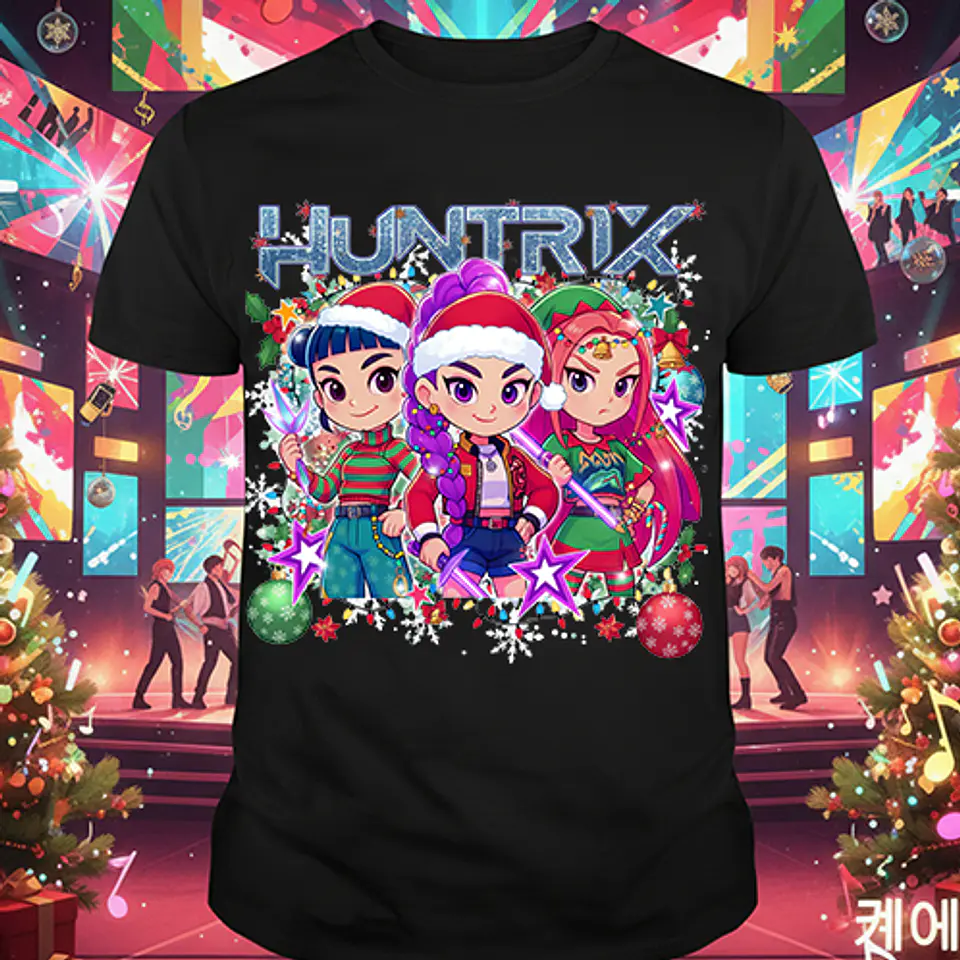 T-shirt K-Pop Demon Hunters: O Natal Mais Estiloso Chegou! 11