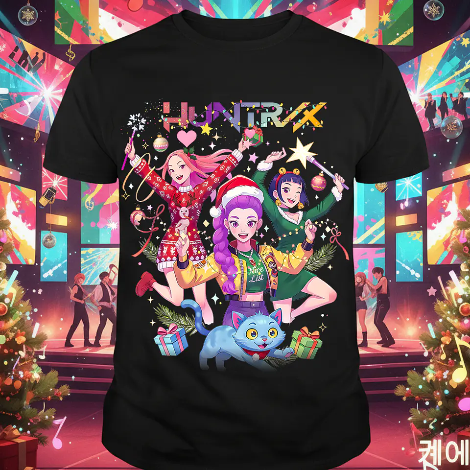 T-shirt K-Pop Demon Hunters: O Natal Mais Estiloso Chegou! 17
