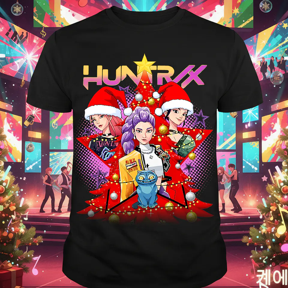 T-shirt K-Pop Demon Hunters: O Natal Mais Estiloso Chegou! 19