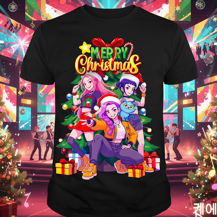 T-shirt K-Pop Demon Hunters: O Natal Mais Estiloso Chegou! 20