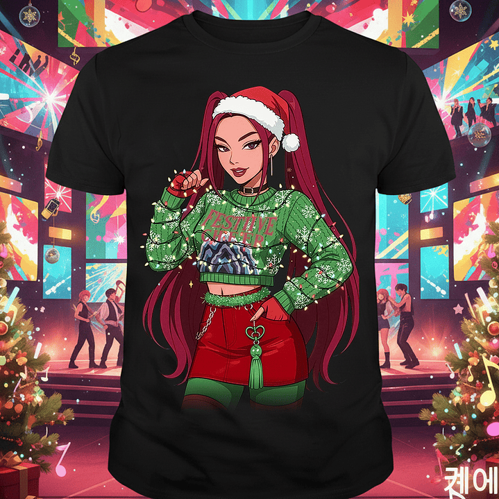 T-shirt K-Pop Demon Hunters: O Natal Mais Estiloso Chegou! 21