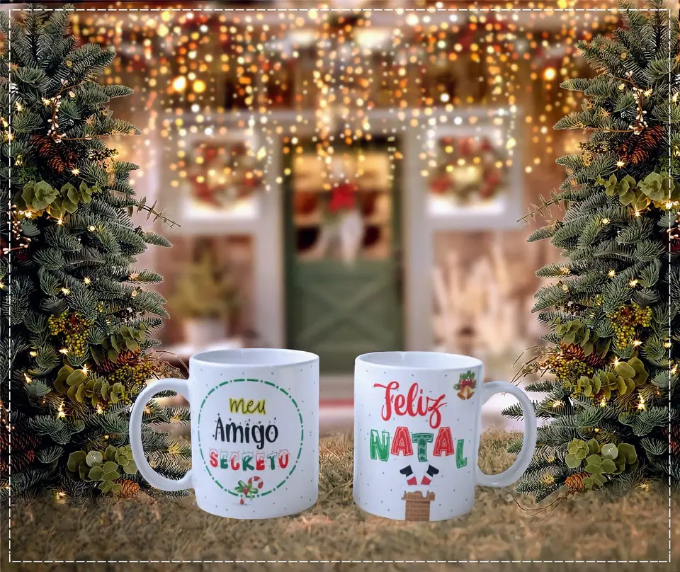 A Caneca de Amigo Secreto Que É 100% Emoção 1