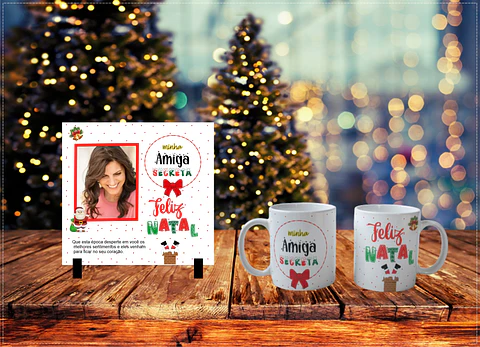 O Kit Secreto do Natal: Caneca + Azulejo Personalizado que Vai Parar o Instagram