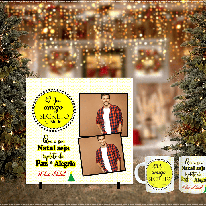 O Kit Secreto do Natal: Caneca + Azulejo Personalizado que Vai Parar o Instagram 2