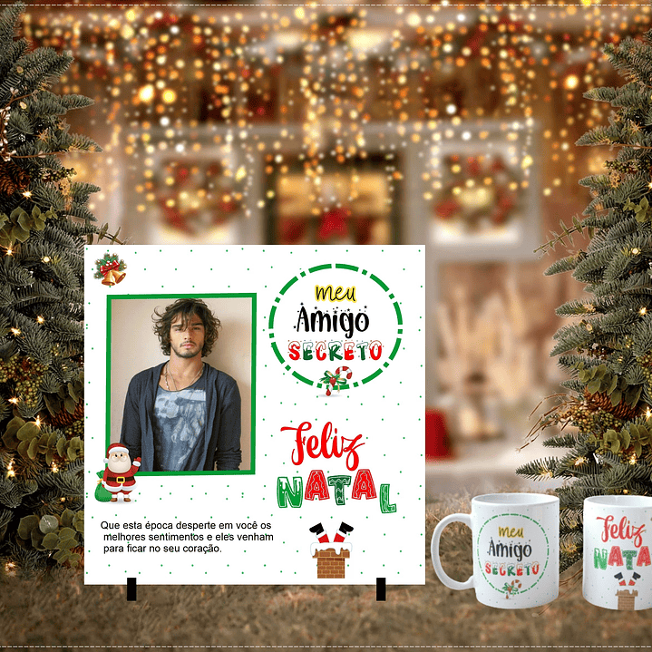 O Kit Secreto do Natal: Caneca + Azulejo Personalizado que Vai Parar o Instagram 3