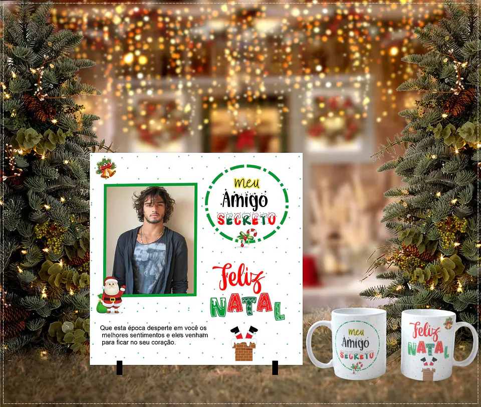 O Kit Secreto do Natal: Caneca + Azulejo Personalizado que Vai Parar o Instagram 3