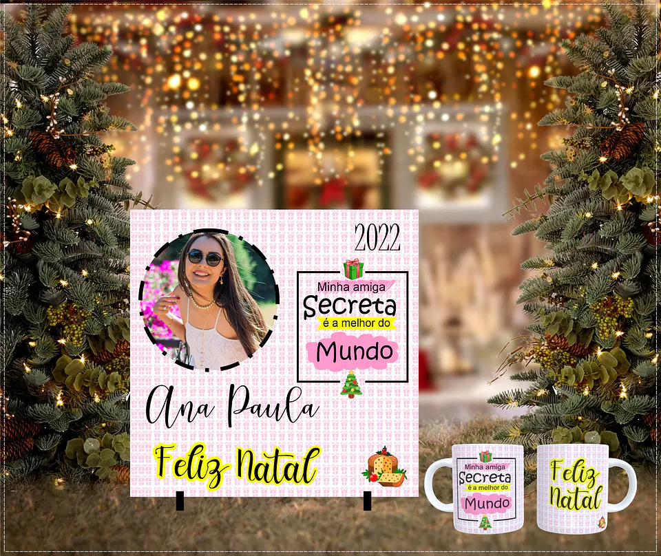 O Kit Secreto do Natal: Caneca + Azulejo Personalizado que Vai Parar o Instagram 4