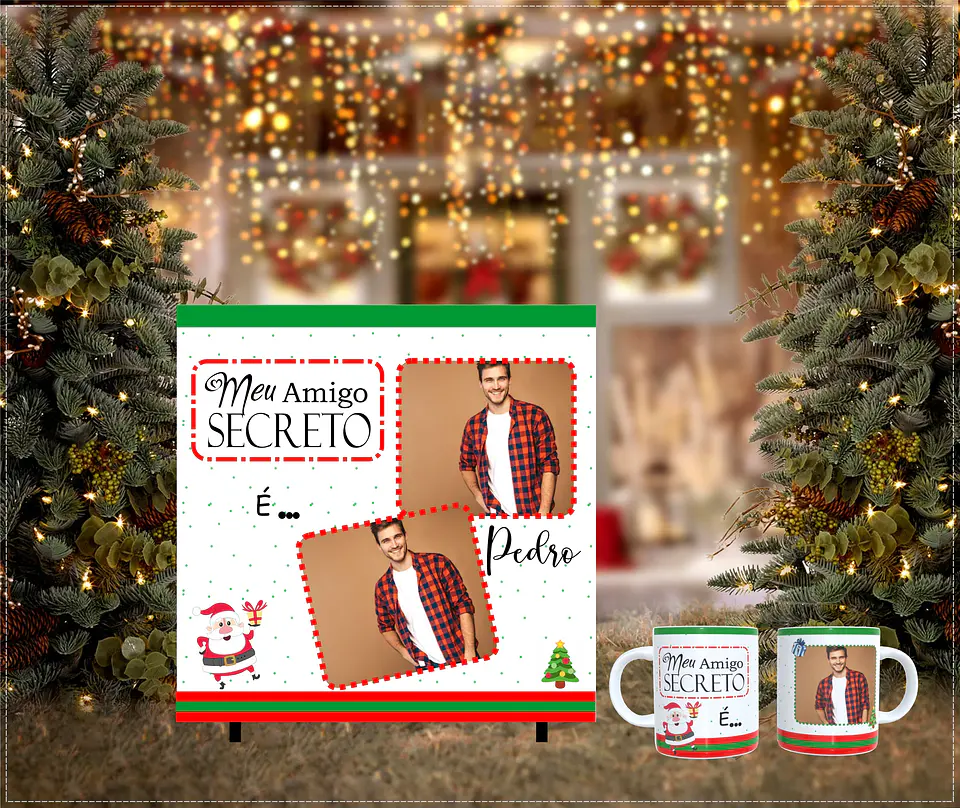 O Kit Secreto do Natal: Caneca + Azulejo Personalizado que Vai Parar o Instagram 5